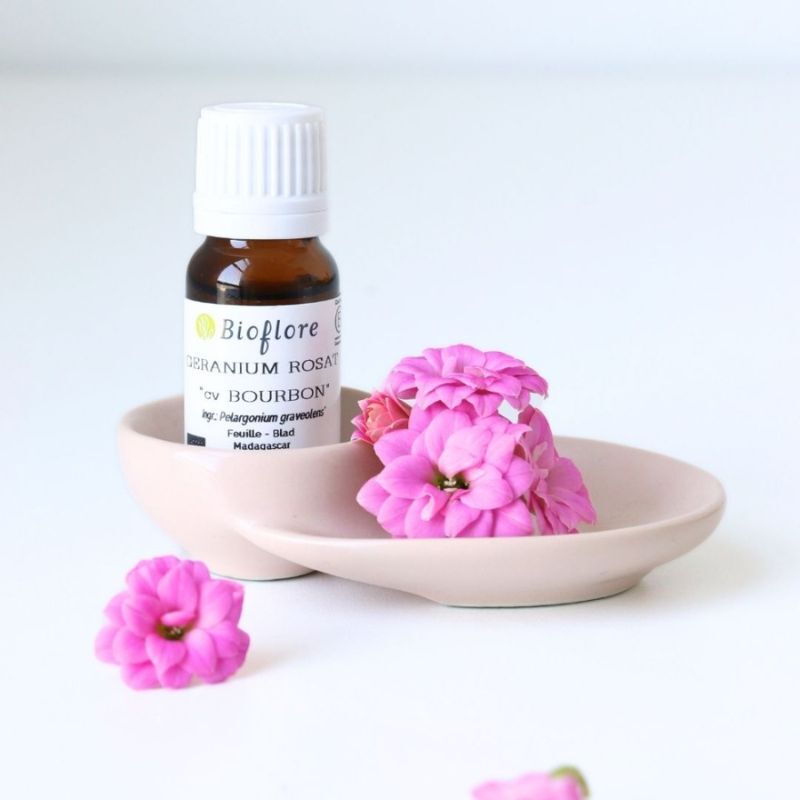Huile essentielle de géranium rosat bio