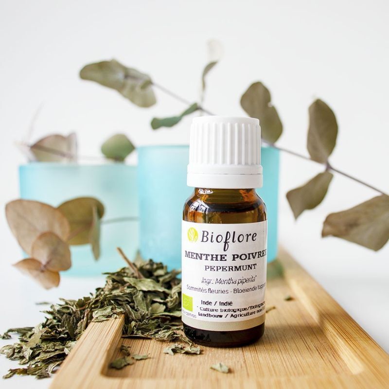 Huile essentielle de menthe poivrée bio
