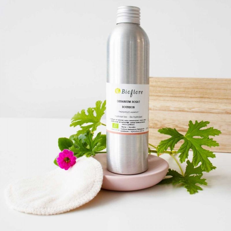 Hydrolat de géranium rosat bourbon bio