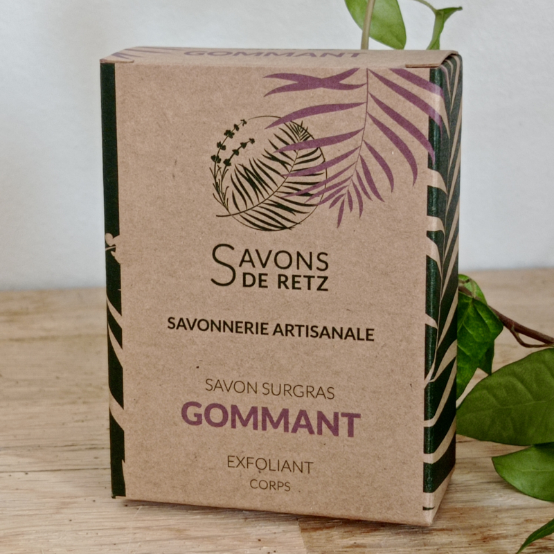 Savon exfoliant corps