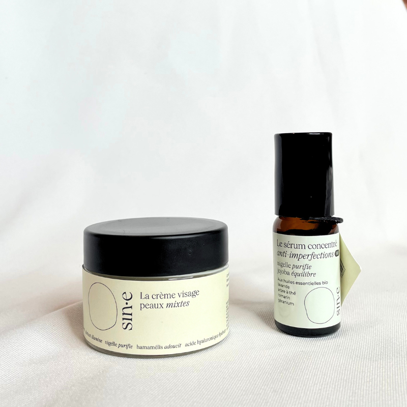 Duo beauté visage peaux mixtes Sine