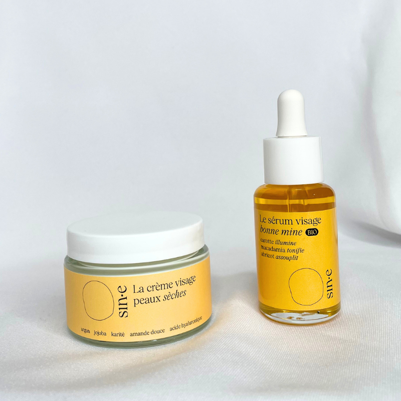 Duo soin visage peaux sèches Sine