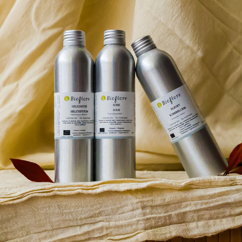 Bouteilles d'eau florale Bioflore